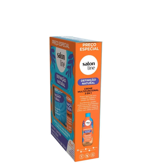 Kit Salon Line Cachos dos Sonhos Shampoo + Creme Multifuncional 2x300ml