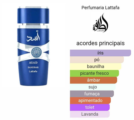 Asad Zanzibar Lattafa 100ml EDP