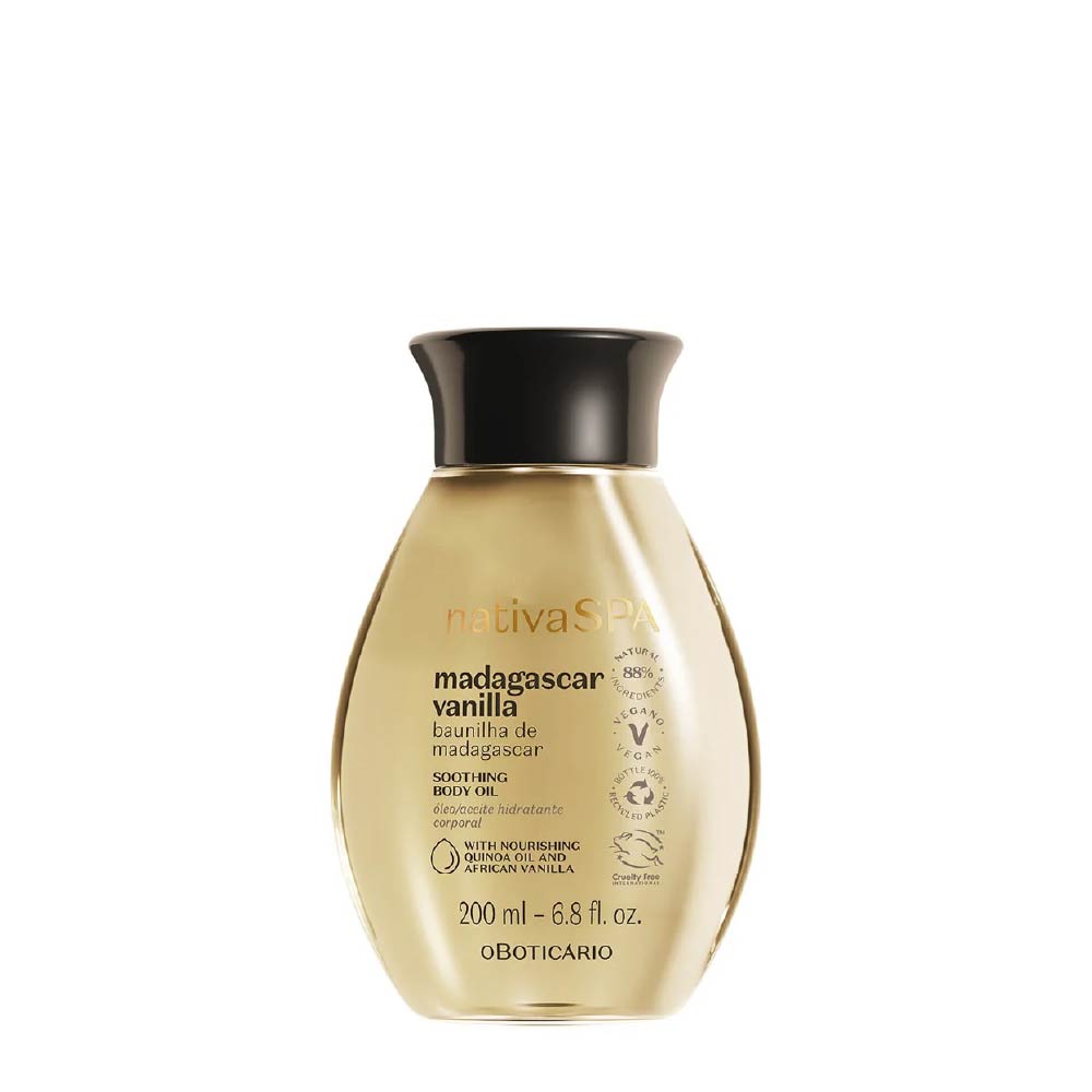 Óleo Hidratante Nativa Spa Baunilha de Madagascar 200ml
