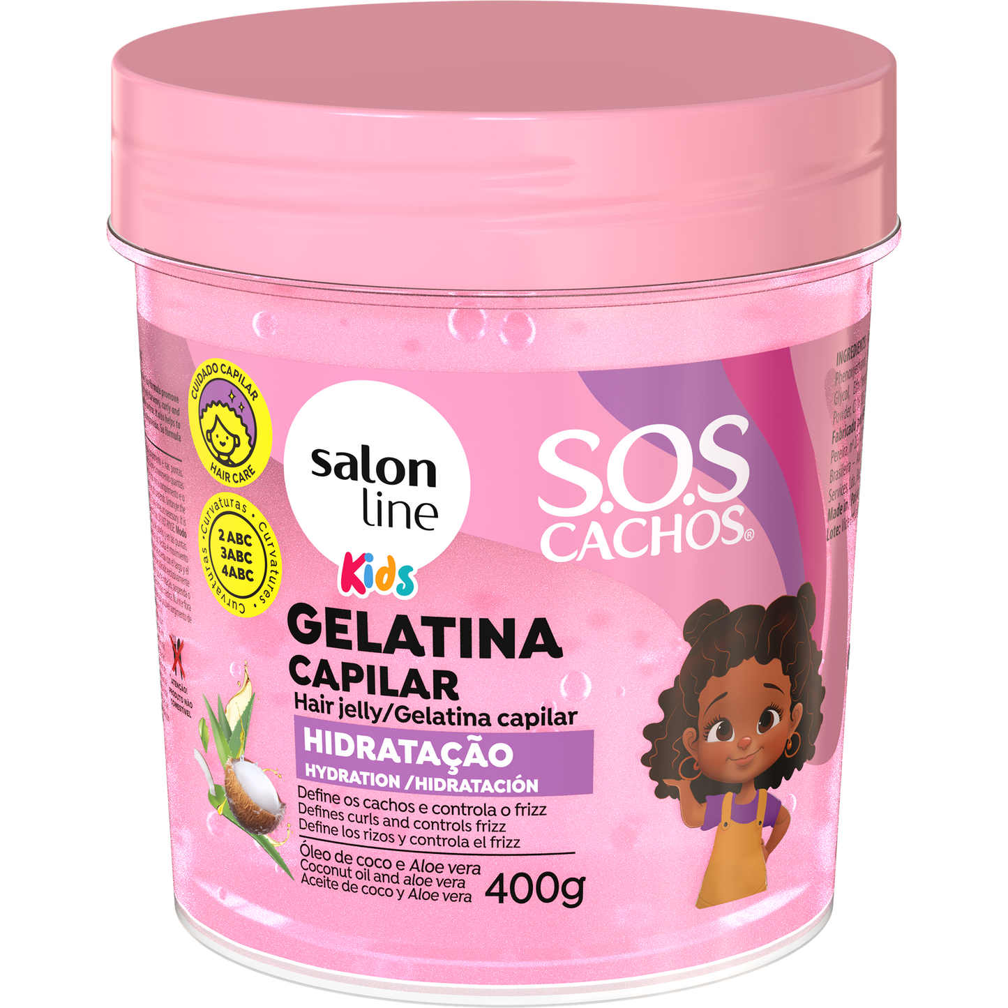 Gelatina Sos Cachos Kids Hidratação 400g