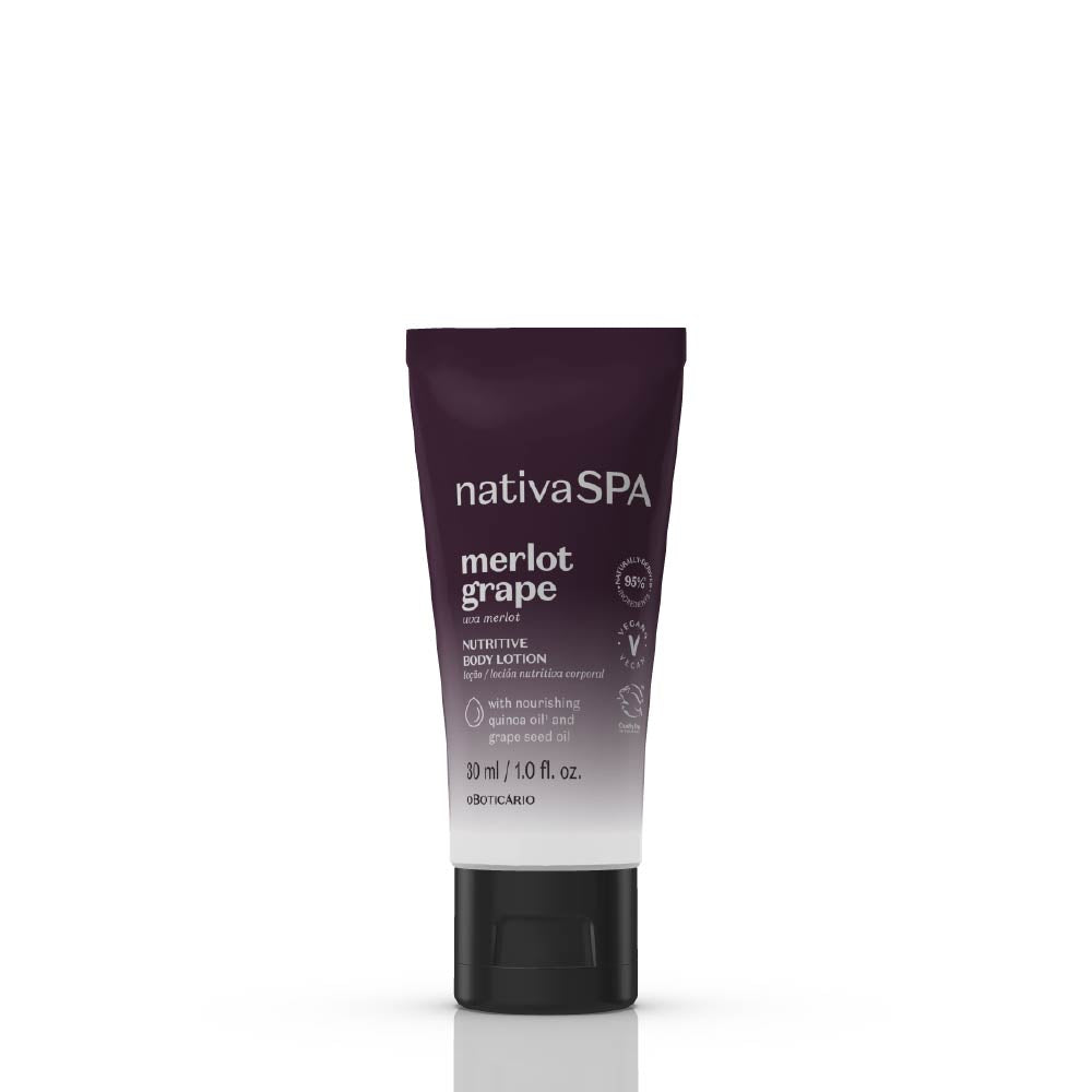 Creme de Mãos Nativa Spa Uva Merlot, 30ml