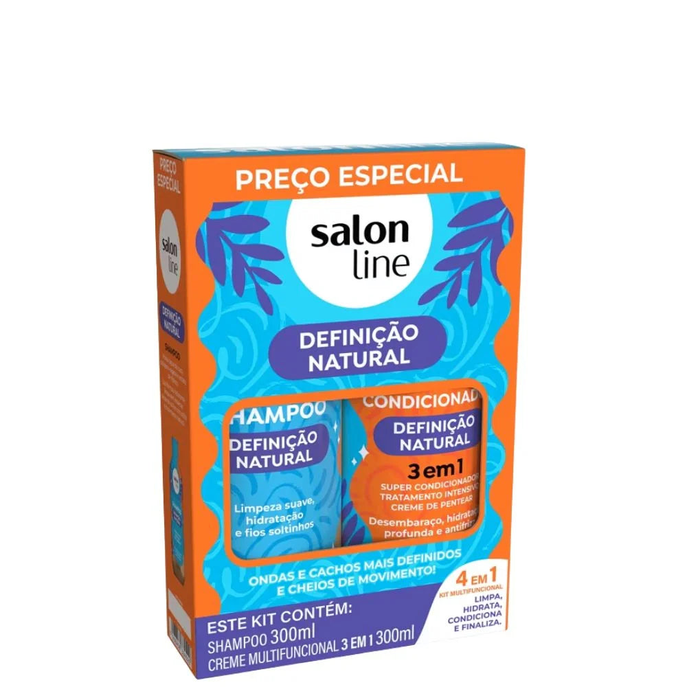 Kit Salon Line Cachos dos Sonhos Shampoo + Creme Multifuncional 2x300ml