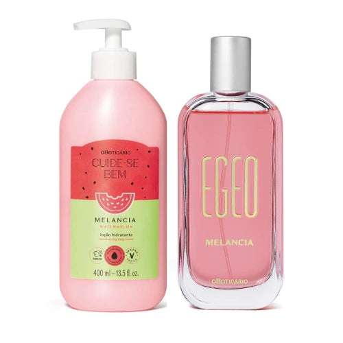 Kit Loção + Perfume Melancia Cuide-se Bem