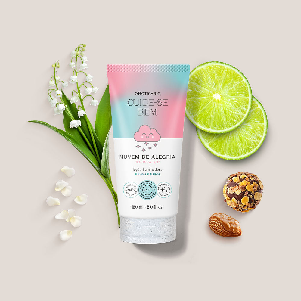 Cuide-se Bem Nuvem de Alegria Loção Hidratante Iluminadora, 150ml
