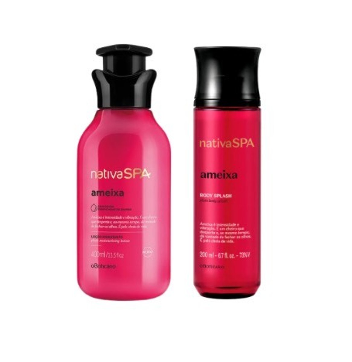 Kit Loção Ameixa + Body Splash Nativa Spa