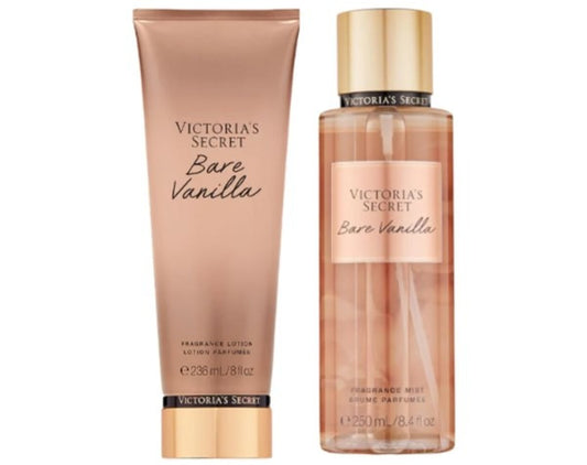 Conjunto VS Bare Vanilla Loção + Body Splash