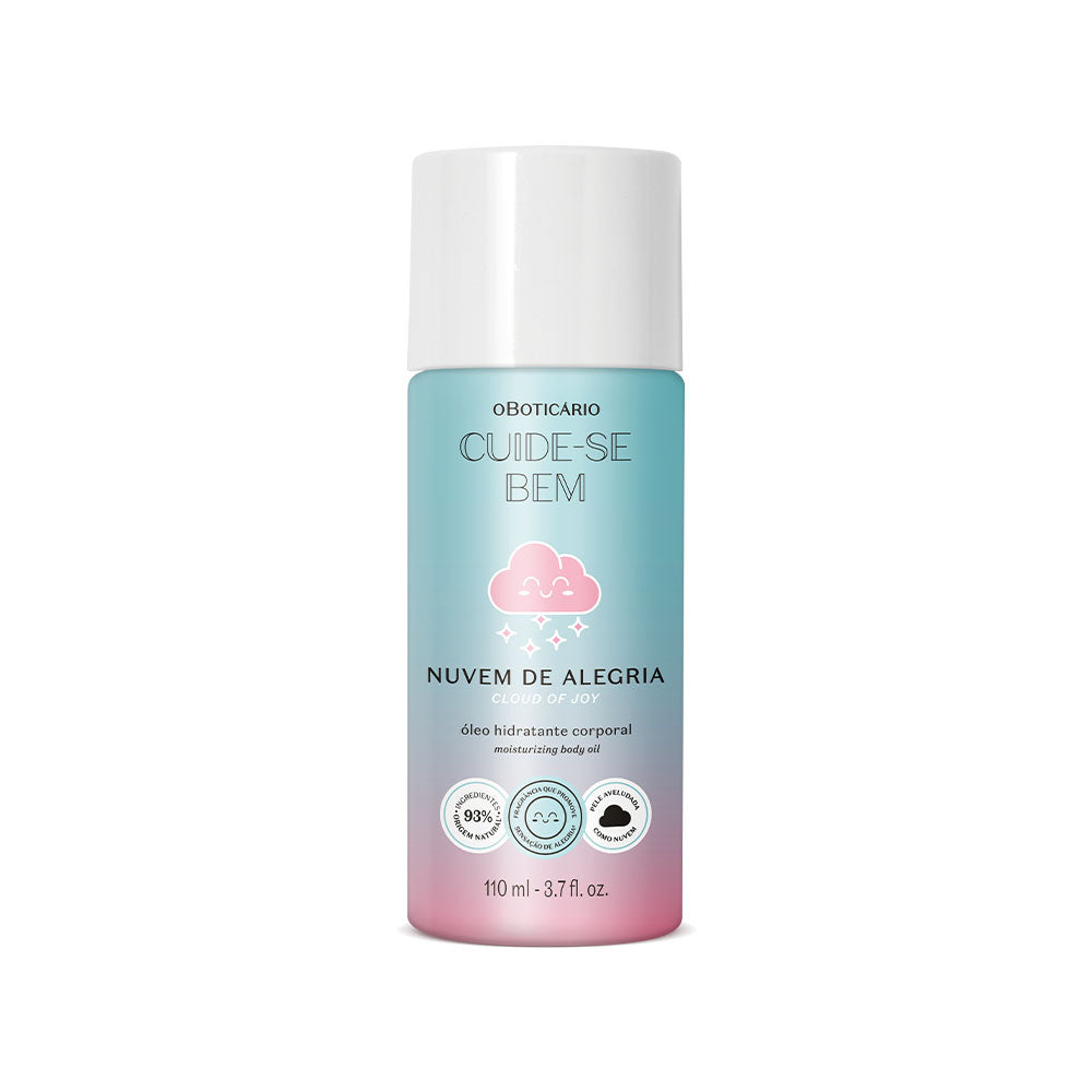 Cuide-se Bem Nuvem de Alegria Óleo Hidratante Corporal, 110ml