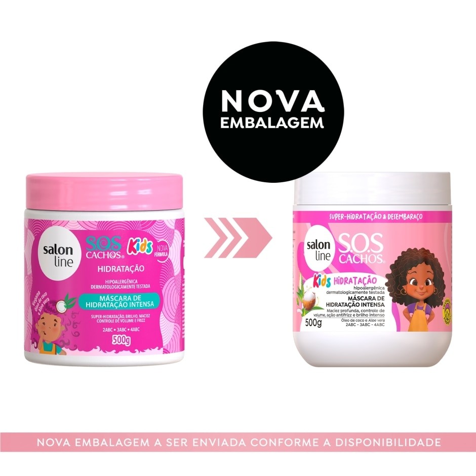 Máscara S. O. S Cachos Salon Line 500g