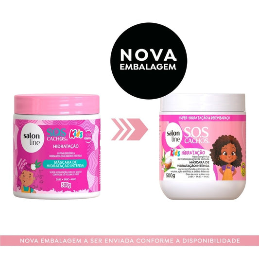 Máscara S. O. S Cachos Salon Line 500g